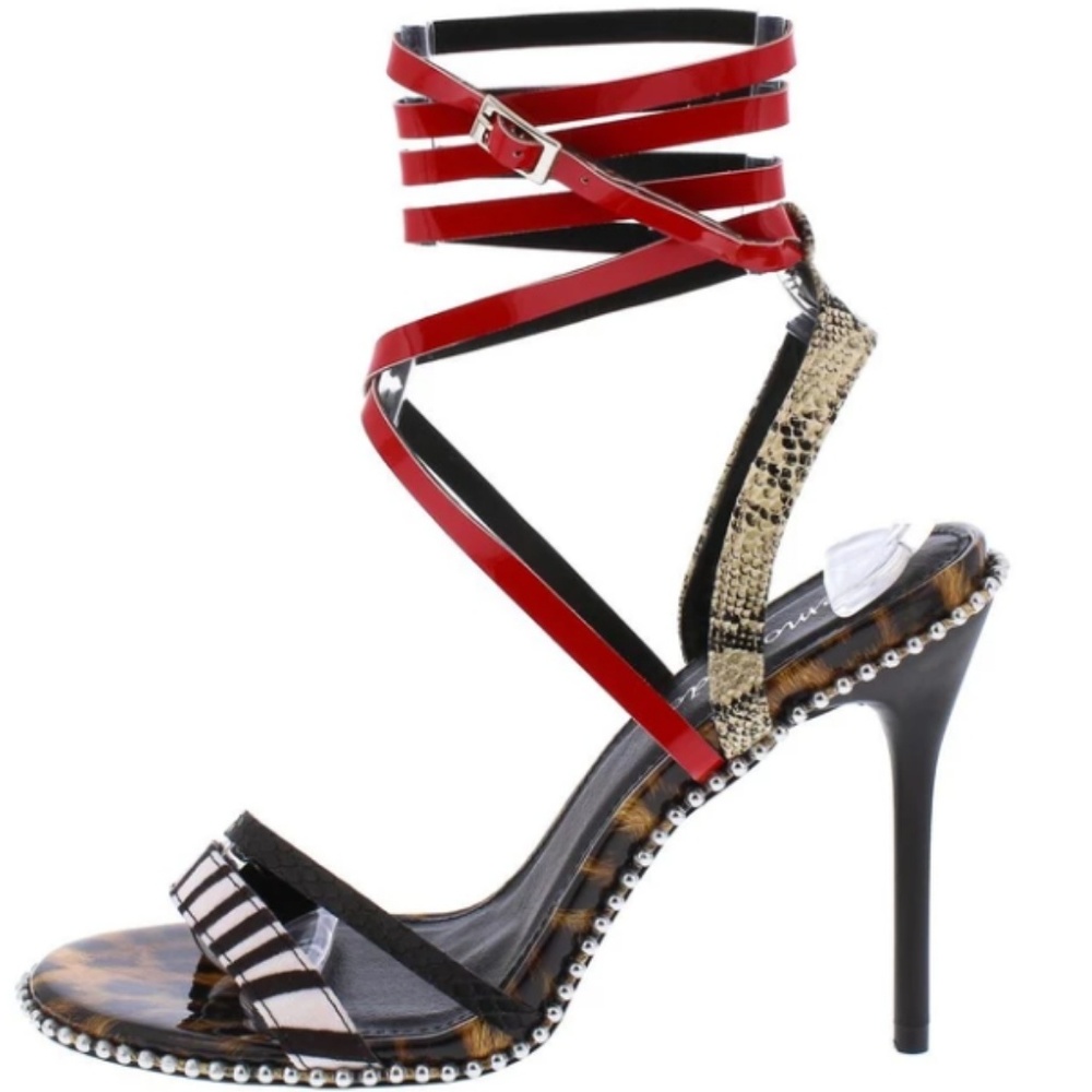 🩸HOST PICK🩸Mix & Match 🦓Animal Print Safari Strappy Sexy Heels